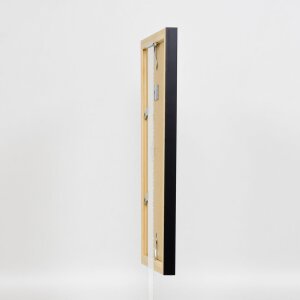 Efektní dřevěný rám Top N černý 13x13 cm akrylové sklo muzejní kvality