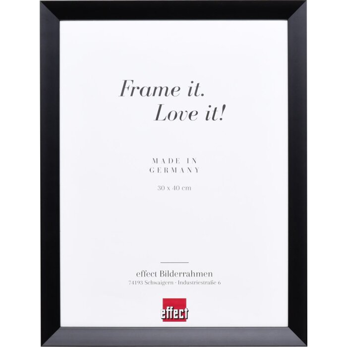 Efektní dřevěný rám Top N černý 25x60 cm akrylové sklo muzejní kvality