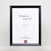 Efektní dřevěný rám Top N černý 50x100 cm akrylové sklo muzejní kvality
