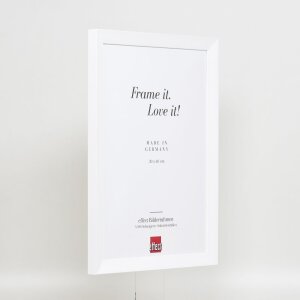 Efektní dřevěný rám Top N bílý 50x100 cm akrylové sklo muzejní kvality