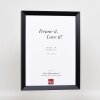 Efektní dřevěný rám Top N černý 61x91,5 cm akrylové sklo muzejní kvality