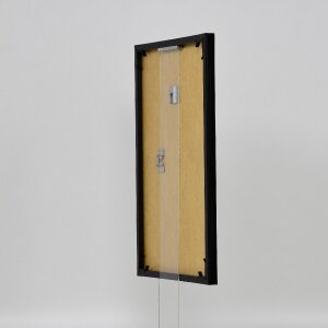 Efektní plastový rám Art black 25x60 cm muzejní sklo