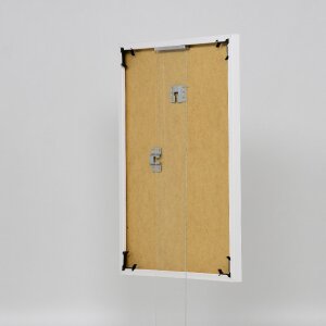 Efektní plastový rám Umělecká bílá 59,4x84,1 cm muzejní sklo