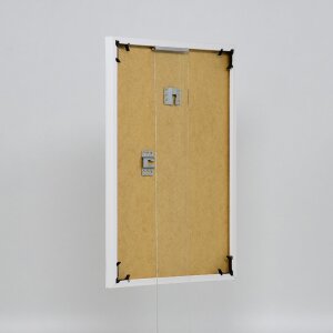 Efektní plastový rám Umělecká bílá 59,4x84,1 cm muzejní sklo