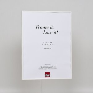 Efektní plastový rám Umělecká bílá 59,4x84,1 cm muzejní sklo