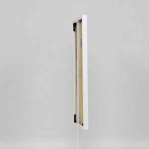Efektní plastový rám Umělecká bílá 59,4x84,1 cm muzejní sklo