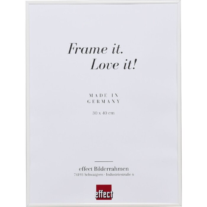 Efektní plastový rám Art white 62x93 cm muzejní sklo