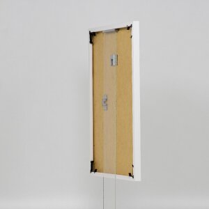 Efektní plastový rám Art white 62x93 cm muzejní sklo