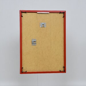 Efektní plastový rám Umělecká červená 62x93 cm muzejní sklo