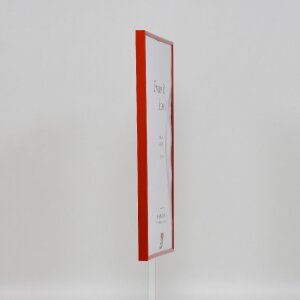 Efektní plastový rám Umělecká červená 62x93 cm muzejní sklo