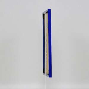 Efektní plastový rám Art blue 62x93 cm muzejní sklo