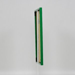 Efektní plastový rám Umělecká zelená 10,5x14,8 cm muzejní sklo
