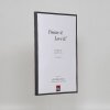 Efektní plastový rám Art antracit 10,5x14,8 cm muzejní sklo