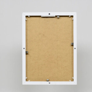 Efektní obrazový rám Quadro 18x27 cm bílé muzejní sklo hliník MDF