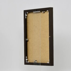 Hliníkový obrazový rám Quadro 20x25 cm bronzové muzejní sklo s efektem