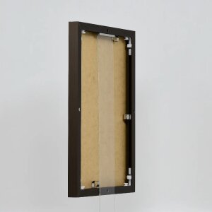 Hliníkový obrazový rám Quadro 20x25 cm bronzové muzejní sklo s efektem