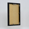 Hliníkový obrazový rám Quadro 21x28 cm z černého muzejního skla s efektem