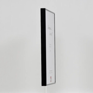 Effect Quadro hliníkový rám 35x100 černá lesklá muzejní sklo