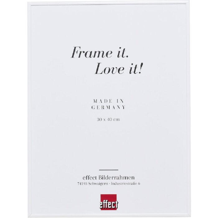 Effect Aluminiakový obrazový rám Quadro 45x80 cm bílý s muzejním sklem