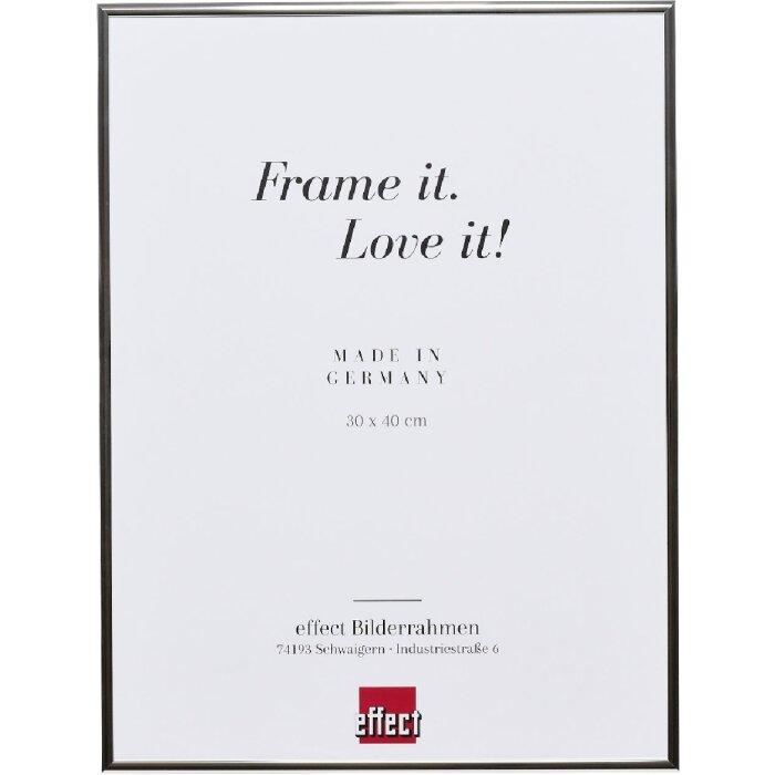 Effect Alumi­niový rámeček Quadro 60x60 cm stříbrný lesklý muzejní sklo