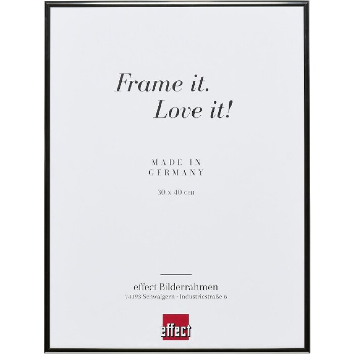 Effect Alumiční rámeček Quadro 62x93 cm antikstříbrný s muzejním sklem