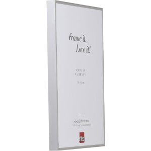 Effect Alu rámeček Quadro 61x91,5 cm stříbrný s městským sklom