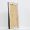 Efektní rám z masivního dřeva profil 28 stříbrný 13x13 cm muzejní sklo