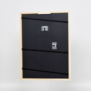Efektní rám na obrazy z masivního dřeva profil 39 bílý 50x50 cm muzejní sklo