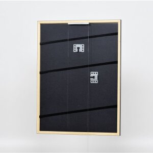 Efektní obrazový rám z masivního dřeva profil 39 černý 30,5x91,5 cm muzejní sklo