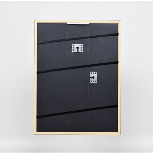 Efektní obrazový rám z masivního dřeva profil 39 černý 30,5x91,5 cm muzejní sklo