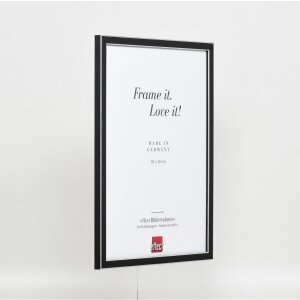 Efektní obrazový rám z masivního dřeva profil 39 černý 30,5x91,5 cm muzejní sklo