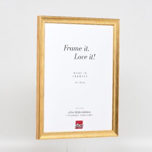 Effect Dřevěný rámeček na fotografie Profil 41 Antik zlatý 18x32 cm s muzejním sklem