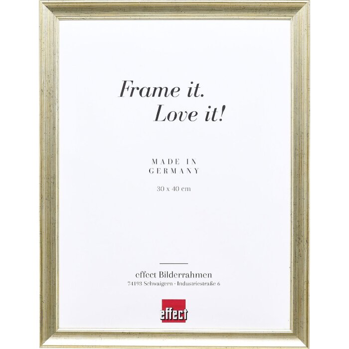 Effect Dřevěný rámeček pro fotografie antik stříbrný 25x60 cm sklo muzeum