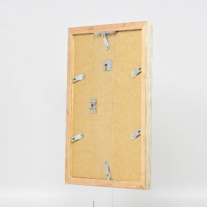 Effect Dřevěný rámeček pro fotografie antik stříbrný 25x60 cm sklo muzeum