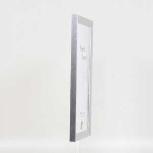 Effect Dřevěný obrazový rám Profil 41 Stříbrný 25x70 cm s muzejním sklem