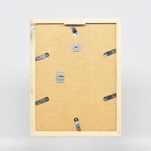 Effect Dřevěný rámeček na obraz s křivým lemem 25x80 cm stříbrný muzejní sklo