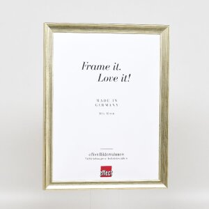 Effect Dřevěný rámeček na fotografie Profil 41 antik stříbrný 27x48 cm muzeální sklo