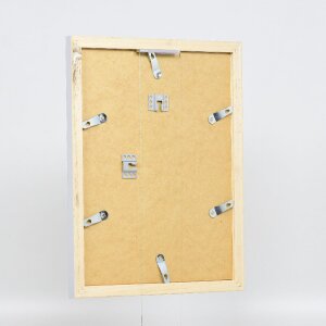 Effect Dřevěný rámeček pro fotografie Profil 41 Stříbrný 30x30 cm s muzejním sklem