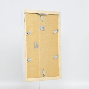 Effect Dřevěný obrazový rám Profil 41 Stříbrný 29,7x42 cm s muzejním sklem