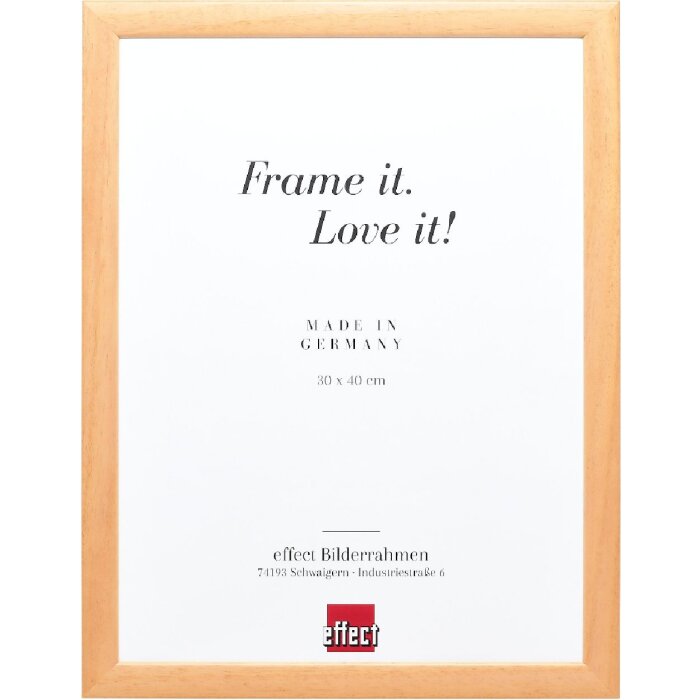 Effect Dřevěný rámeček na obrazy Profil 43 přírodní s muzejním sklem