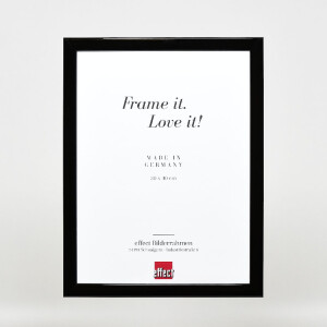 Effect Dřevěný rámeček na obraz Profil 43 černý lesklý 25x35 cm