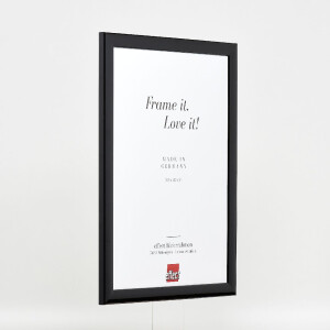 Effect Dřevěný rámeček na obraz Profil 43 černý lesklý 25x35 cm