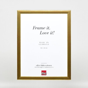 Effect Dřevěný obrazový rám profil 43 zlatý s muzejním sklem