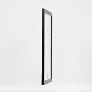 Effect Dřevěný obrazový rám Profil 43 černý 25x80 cm s muzejním sklem