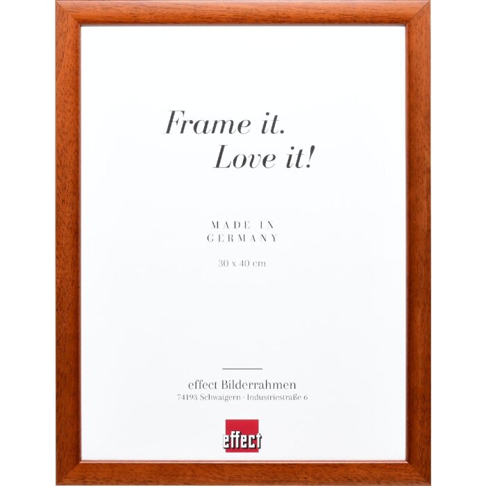 Effect Dřevěný rámeček na obrazy Profil 43 hnědý 35x100 cm