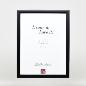 Effect Dřevěný rámeček na obraz Profil 43 černý 35x50 cm s muzejním sklem