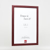 Effect Dřevěný rámeček na obraz Profil 43 červený 35x50 cm s museumským sklem