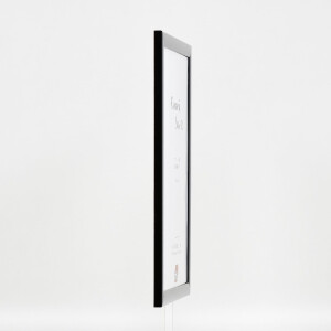 Effect Dřevěný rámeček Profil 43 černý lesklý 35x50 cm s museumským sklem