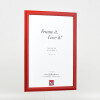 Effect Dřevěný rámeček na obraz Profil 43 červený lesklý