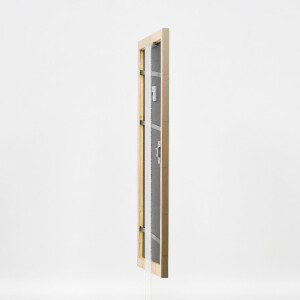 Effect Dřevěný rámeček pro obraz 40x50 cm stříbrný s muzejním sklím